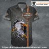 Dark Reaper Wings Harley Davidson Aloha Shirt for Men