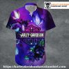 Galaxy Butterfly and Rose Harley Davidson Aloha Shirt