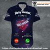 Flaming Skull Blade Harley Davidson Hawaiian Shirt for Men