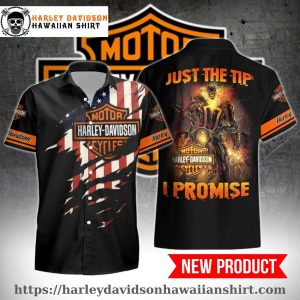 Ghost Rider Fire Harley Davidson Hawaiian Shirt