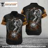 Grim Reaper Angel Harley Davidson Aloha Shirt for Men