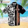 Hibiscus Floral Harley Davidson Hawaiian Shirt for Men