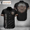 Live Free Vintage Harley Davidson Hawaiian Shirt for Men