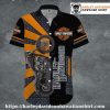 Motorcycle Wheel Design Harley Davidson Hawaiian Shirt