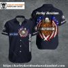 Red Eye Skeleton Rider Harley Davidson Aloha Shirt