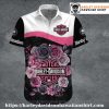 Pink Retro Woman Harley Davidson Hawaiian Shirt Women