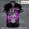 Purple Betty on Chopper Harley Davidson Hawaiian Shirt