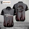 Racing Flame Design Harley Davidson Aloha Shirt for Men