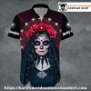 Red Hair Gothic Beauty Harley Davidson Hawaiian Shirt