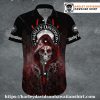 Red Skull Hood Harley Davidson Aloha Shirt for Men