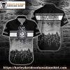 Red Skull Hood Harley Davidson Aloha Shirt for Men