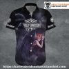Shadow Demon Girl Harley Davidson Hawaiian Shirt for Women