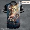 Skeleton Bloom Art Harley Davidson Hawaiian Shirt for Women