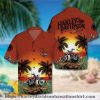 Tattoo Chimp Harley Davidson Aloha Shirt for Men