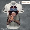 Tattoo Chimp Harley Davidson Aloha Shirt for Men