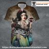 Tattooed Snow White Harley Davidson Hawaiian Shirt Women